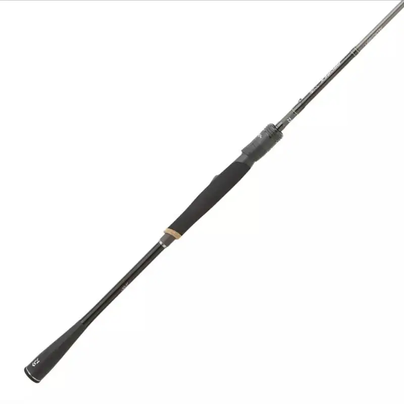 Détail du porte-moulinet et de la poignée d'une Daiwa Prorex XR de la génération 2023