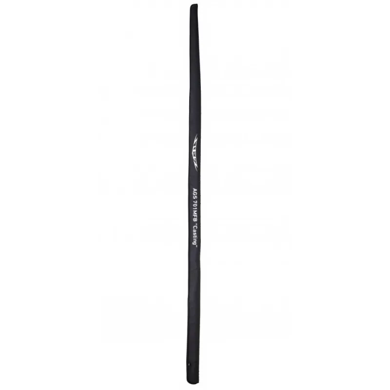 Détail du porte-moulinet et de la poignée de la Daiwa Steez AGS 7111 UHFB