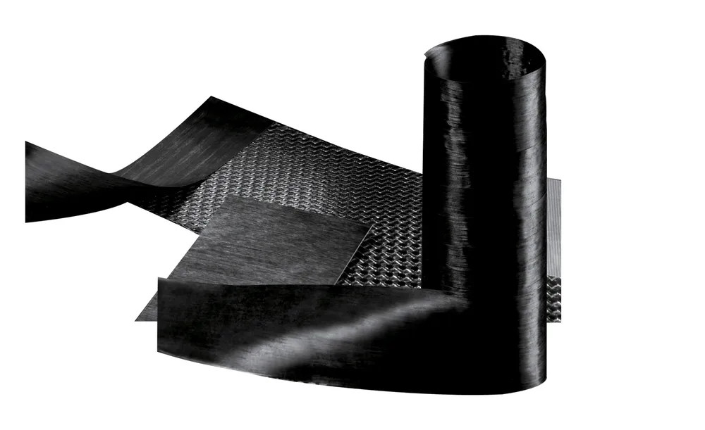 Illustration des couches de carbone du blank Daiwa Tatula