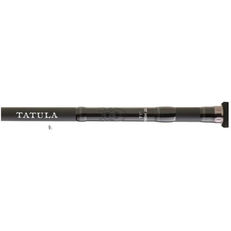 Détail du talon et du porte-moulinet de la Daiwa Tatula Monobrin 2023 spinning