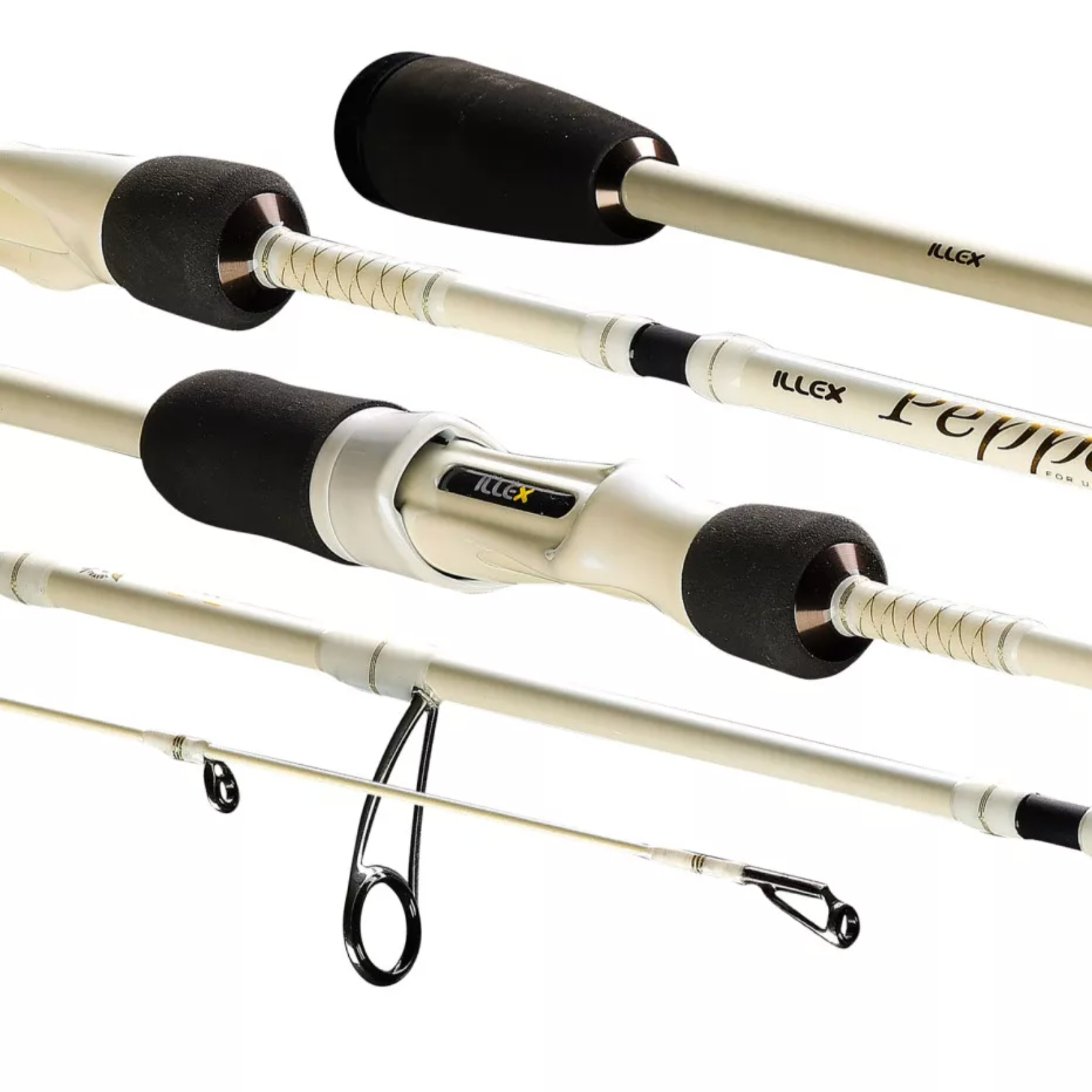 Canne spinning Illex Pepper X5 S 2104 Pearl Dock vue complète