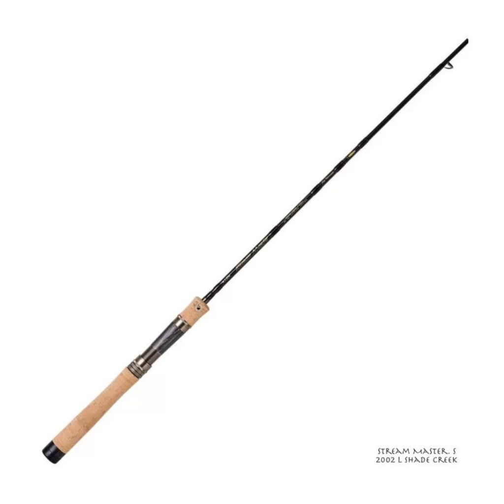 Canne spinning Illex Stream Master S 2002 L Shade Creek vue complète, poignée liège